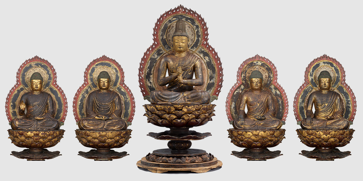 木造五智如来坐像（国宝）