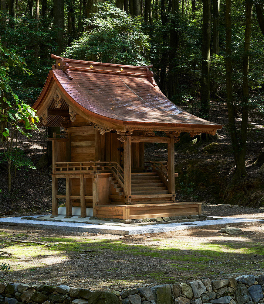 青龍殿 社殿修復の様子3