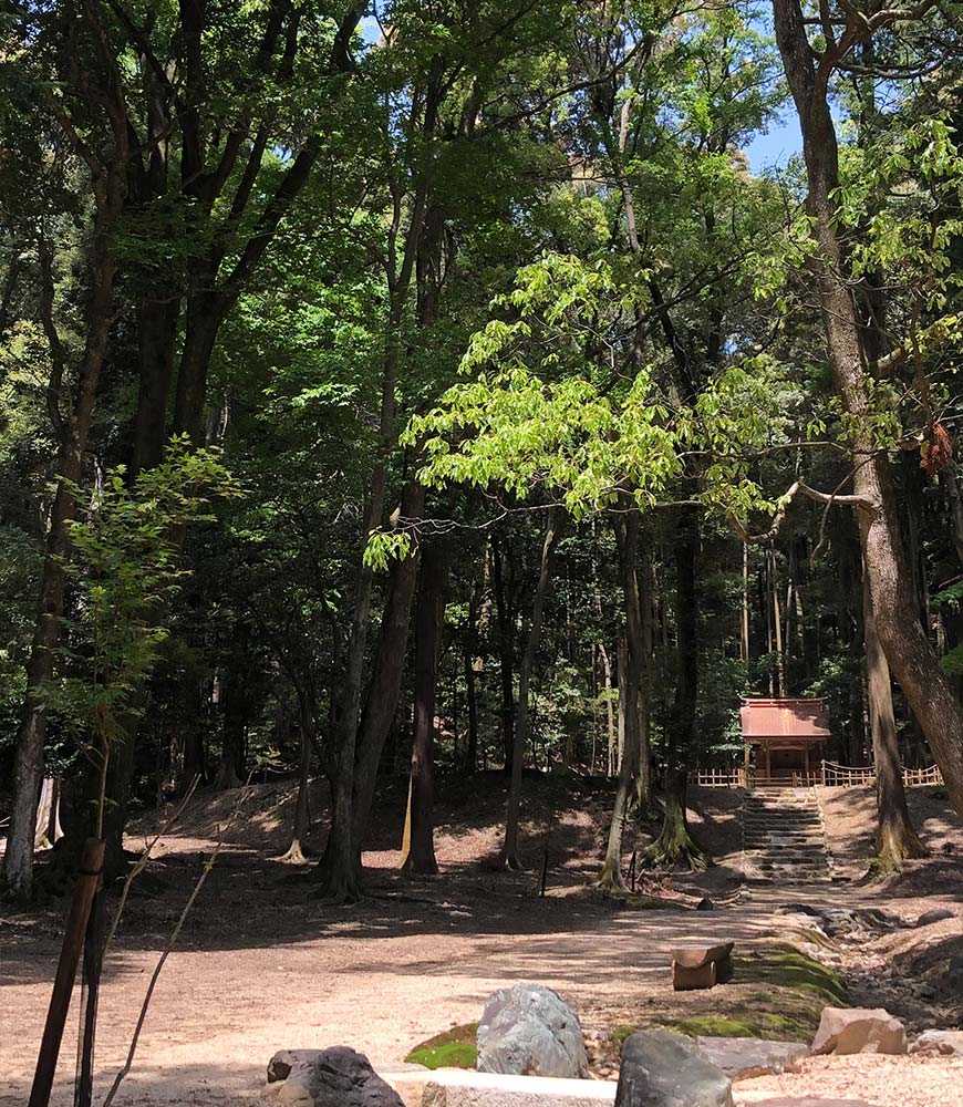 青龍殿前 参道 及び 周辺整備の様子1