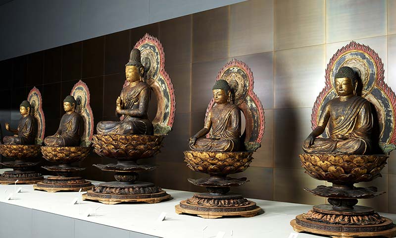 国宝 木造五智如来坐像